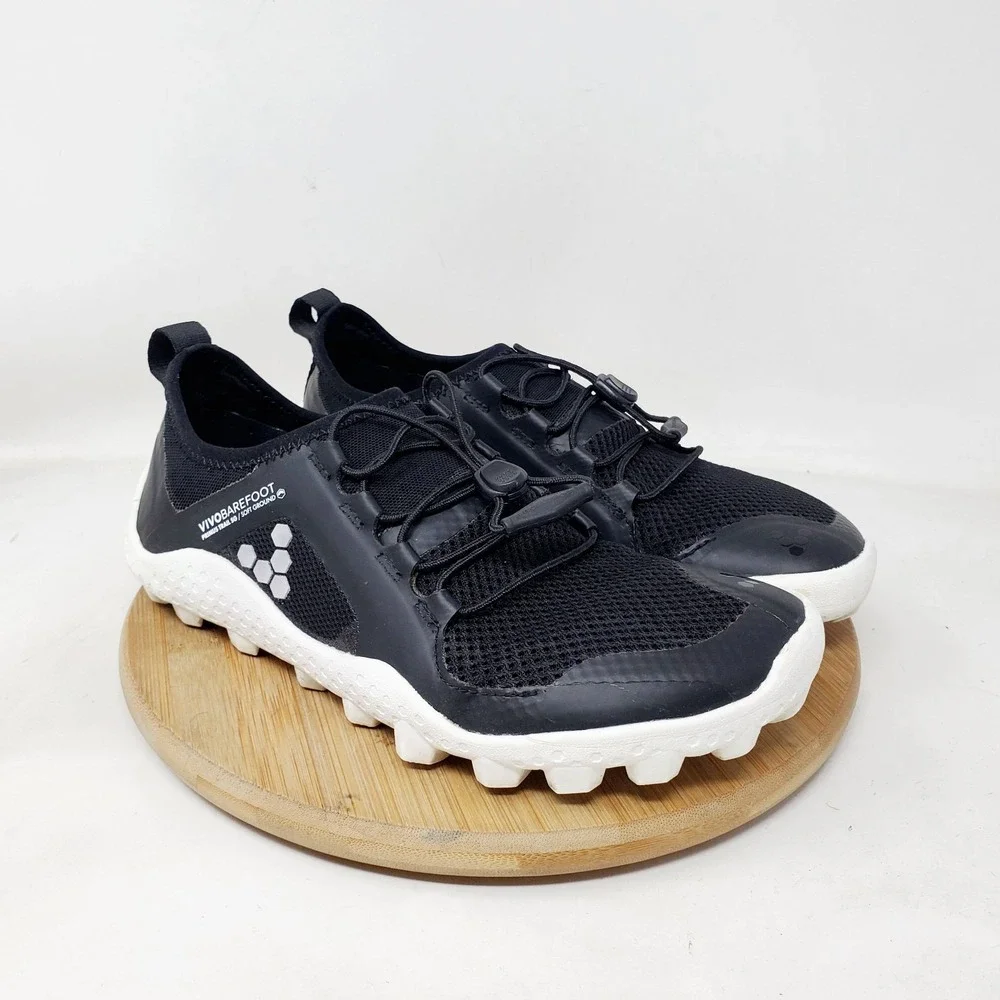 Vivobarefoot Primus Trail SG Shoes Womens 36 Black Soft‎ Ground Barefoot Sneaker
